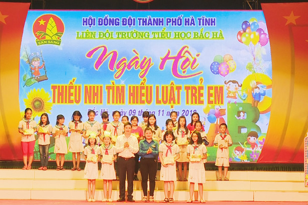 Ngày hội “Thiếu nhi tìm hiểu Luật Trẻ em” TP Hà Tĩnh năm 2018