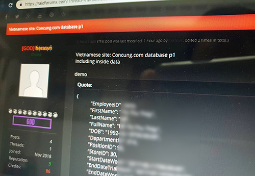 Sau Thế giới Di động, hacker dọa tung dữ liệu Concung, FPT Shop