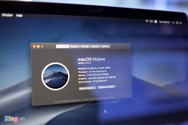 Chi tiết Macbook Air 2018 vừa về Việt Nam, giá từ 36 triệu