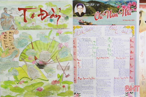 34 tác phẩm dự thi báo tường viết về Nguyễn Công Trứ