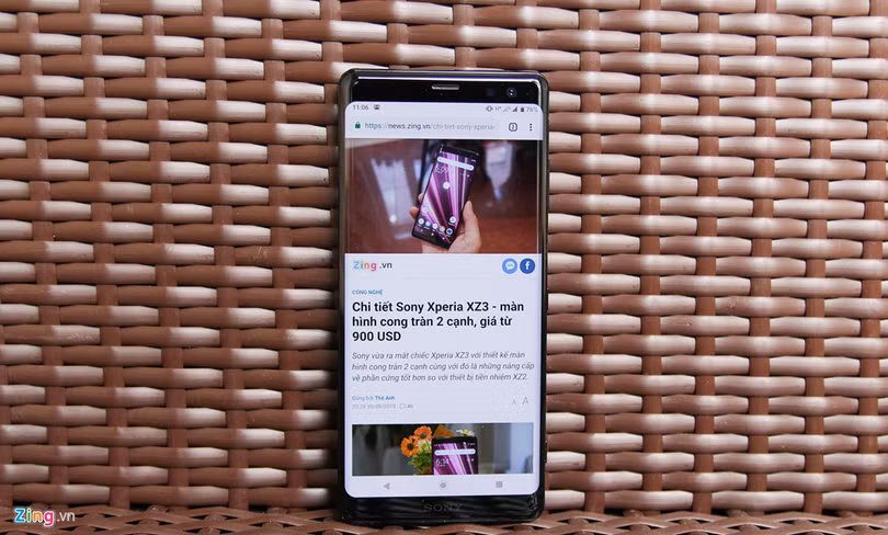 Sony Xperia XZ3 giá 20 triệu, không bán chính hãng ở Việt Nam