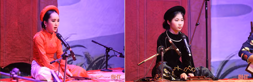 Ca trù đổ hột phách giòn