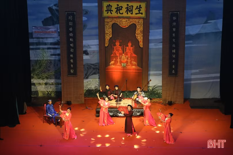 Hà Tĩnh giành giải A tập thể, 4 giải cá nhân tại Liên hoan Ca trù toàn quốc