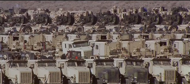 Một vòng quanh “nghĩa địa xe tăng” cực lớn trên đất Mỹ