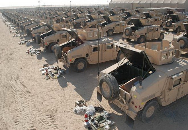 Một vòng quanh “nghĩa địa xe tăng” cực lớn trên đất Mỹ