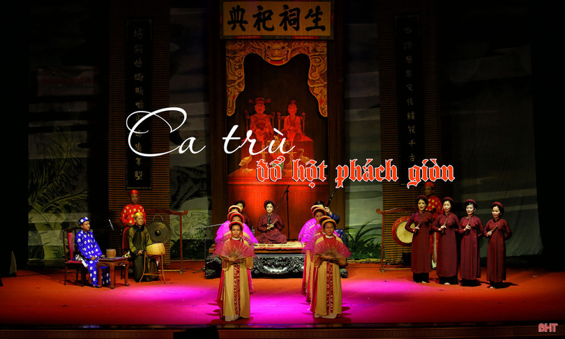 Ca trù đổ hột phách giòn ảnh 1 Ca trù đổ hột phách giòn