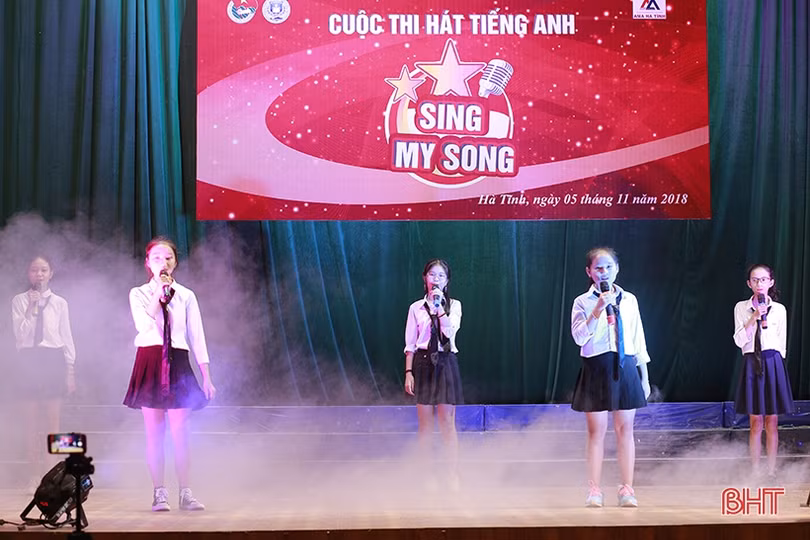 Ấn tượng đêm chung kết cuộc thi hát tiếng Anh “Sing My Song” 2018