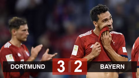 Dortmund 3-2 Bayern: Hùm xám đứt mạch bất bại