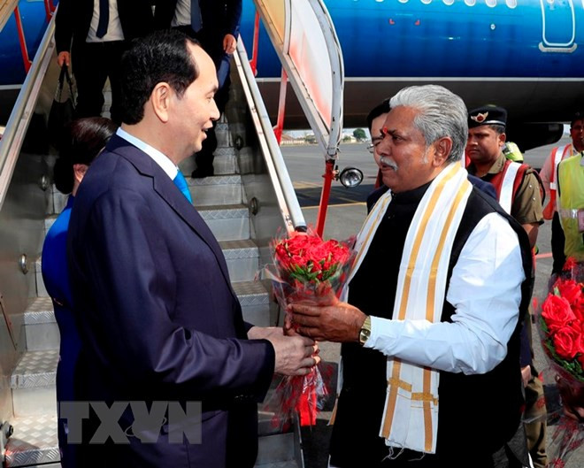 Chủ tịch nước bắt đầu chuyến thăm cấp Nhà nước tới Cộng hòa Ấn Độ ảnh 2 chu tich nuoc bat dau chuyen tham cap nha nuoc toi cong hoa an do