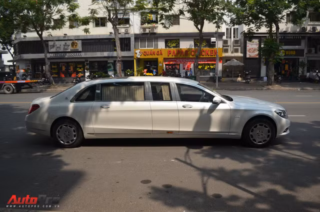 vua thong quan mercedes maybach s600 pullman dau tien viet nam da luon pho
