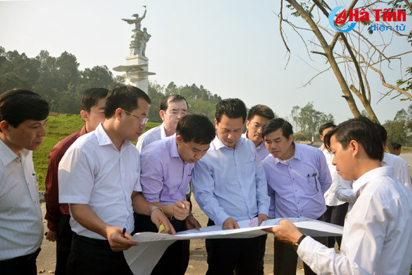 chu tich ubnd tinh chi dao day nhanh tien do nang cap cac hang muc tai nga ba dong loc