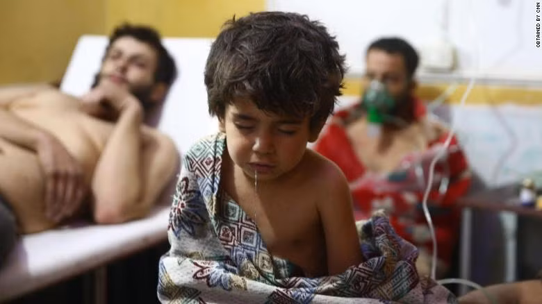 nhung dua tre khong ten o dong ghouta syria