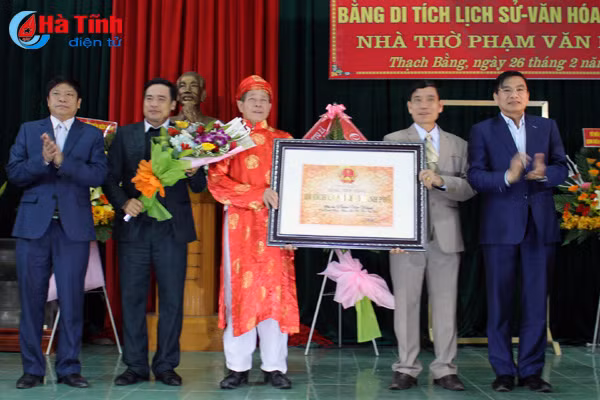 don bang di tich ls vh cap tinh nha tho pham van hanh