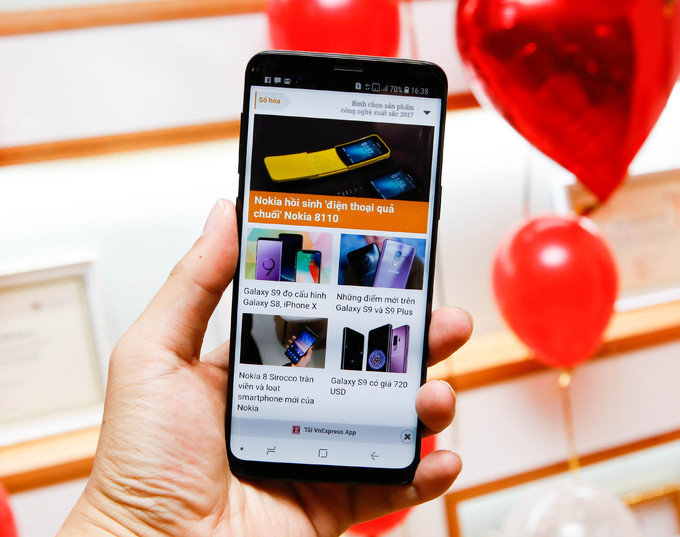 samsung galaxy s9 xuat hien tai viet nam