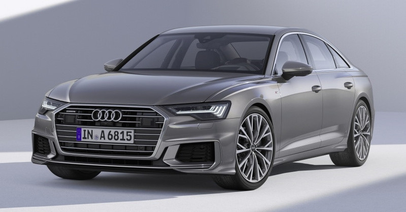 Thoạt nhìn, Audi A6 2019 khá giống với đàn anh A8 nhưng có một vài đặc điểm để phân biệt. Chẳng hạn như lưới tản nhiệt rộng và thấp ở phía trước, đèn pha tương tự những chiếc B9 Audi A4. Audi cung cấp tối đa ba hệ thống chiếu sáng, với hệ thống Matrix LED là phiên bản hàng đầu. audi a6 2019 the he thu 8 ra mat voi cong nghe hybrid
