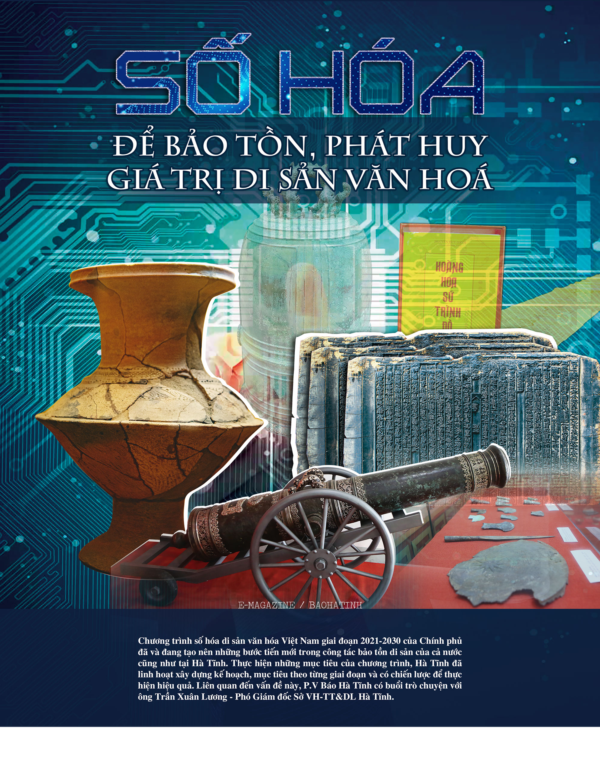 Số hóa để bảo tồn, phát huy giá trị di sản văn hoá