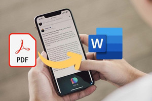 Cách chuyển nội dung từ file PDF sang Word trên điện thoại