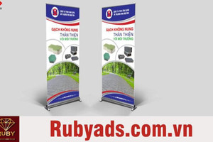 Rubyads - đơn vị cung cấp dịch vụ in Standee uy tín, giá tốt