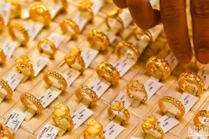 Vàng miếng, vàng nhẫn bật tăng trở lại