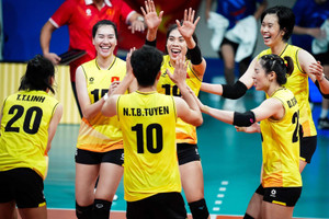 Tuyển bóng chuyền nữ Việt Nam đặt mục tiêu lịch sử ở SEA Games