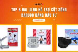 Top 6 đai lưng hỗ trợ cột sống Haruco đáng đầu tư