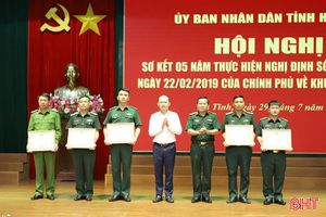 Hà Tĩnh thực hiện hiệu quả nghị định của Chính phủ về khu vực phòng thủ