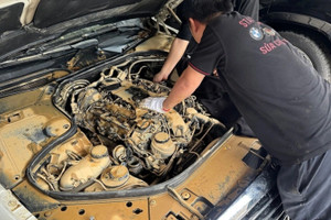 Dấu hiệu nhận biết xe từng ngập nước dù đã được tân trang