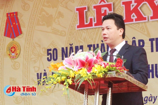 Phó Chủ tịch UBND tỉnh Đặng Quốc Khánh phát biểu chúc mừng Phó Chủ tịch UBND tỉnh Đặng Quốc Khánh phát biểu chúc mừng