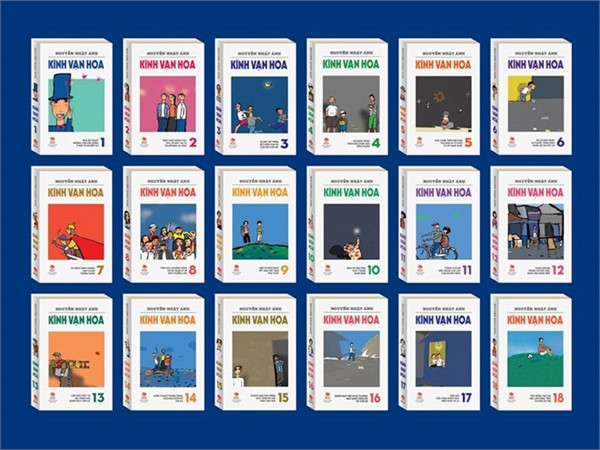 18 tập phiên bản mới của bộ truyện Kính vạn hoa.