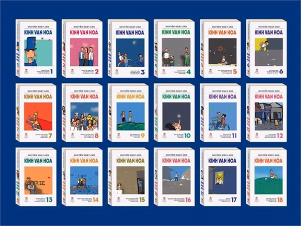 18 tập phiên bản mới của bộ truyện Kính vạn hoa.