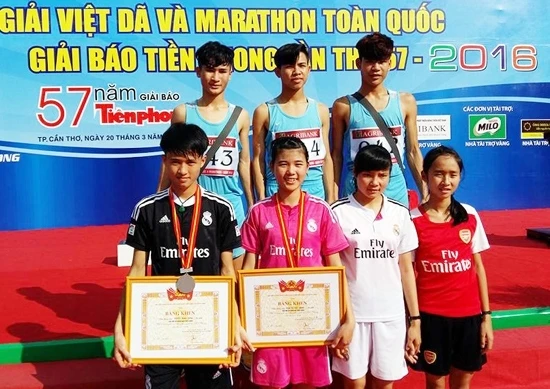 7 VĐV Hà Tĩnh tham dự Giải việt dã và marathon toàn quốc và giành được 1 HCV, 2 HCB.