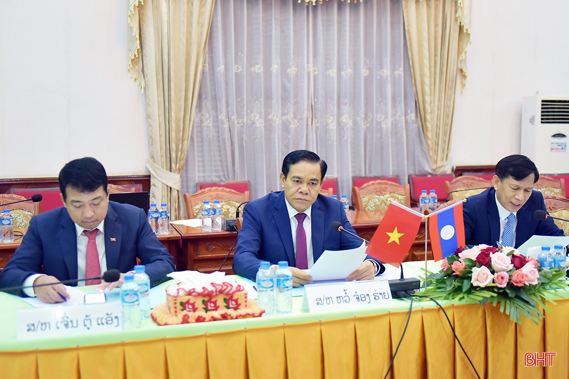 Hà Tĩnh - Khăm Muộn phát triển quan hệ hợp tác toàn diện trên nhiều lĩnh vực