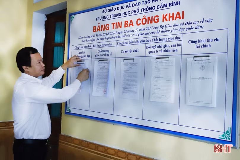 Quy chế dân chủ cơ sở góp phần nâng cao chất lượng giáo dục Hà Tĩnh