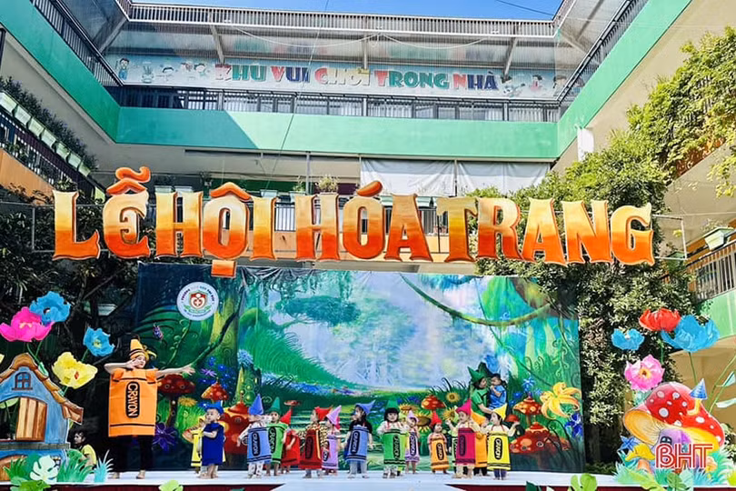 Hoá trang ngộ nghĩnh cùng các bạn nhỏ Trí Đức