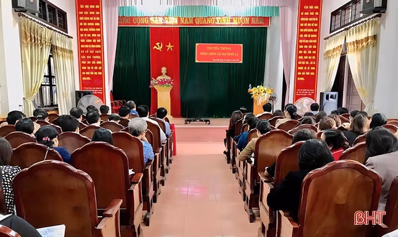 Tích cực truyền thông về tác hại của thuốc lá với người dân Hà Tĩnh