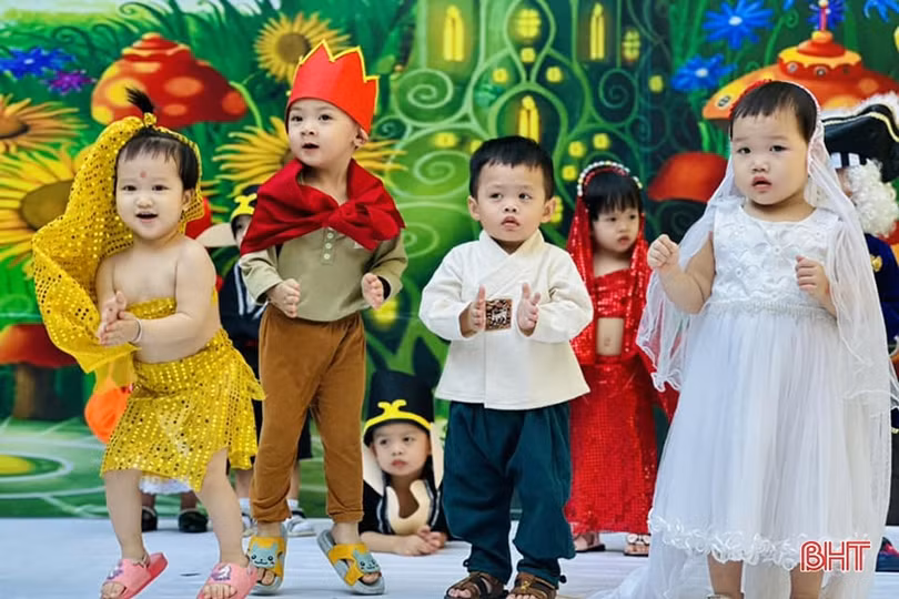 Hoá trang ngộ nghĩnh cùng các bạn nhỏ Trí Đức