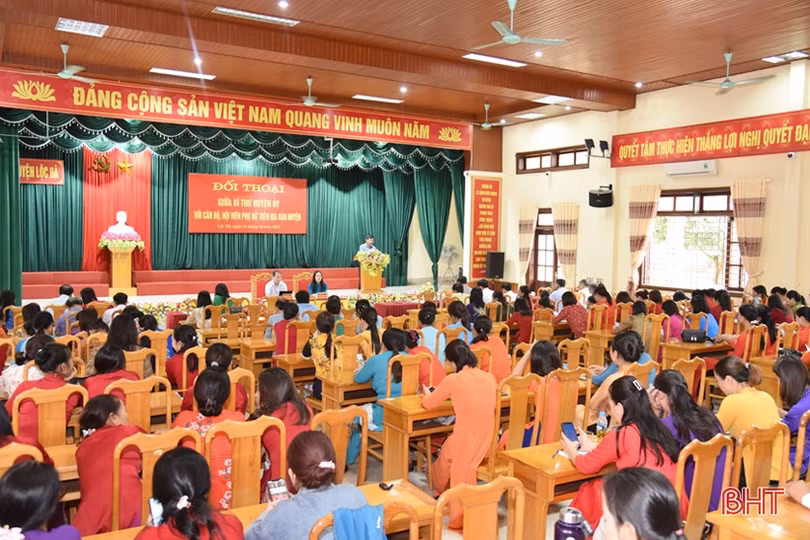 Hoạt động đối thoại giúp Lộc Hà kịp thời tháo gỡ vướng mắc từ cơ sở