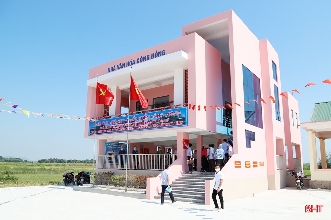 Nhà văn hóa cộng đồng - “phao cứu sinh” trong mùa lũ của người dân Hà Tĩnh