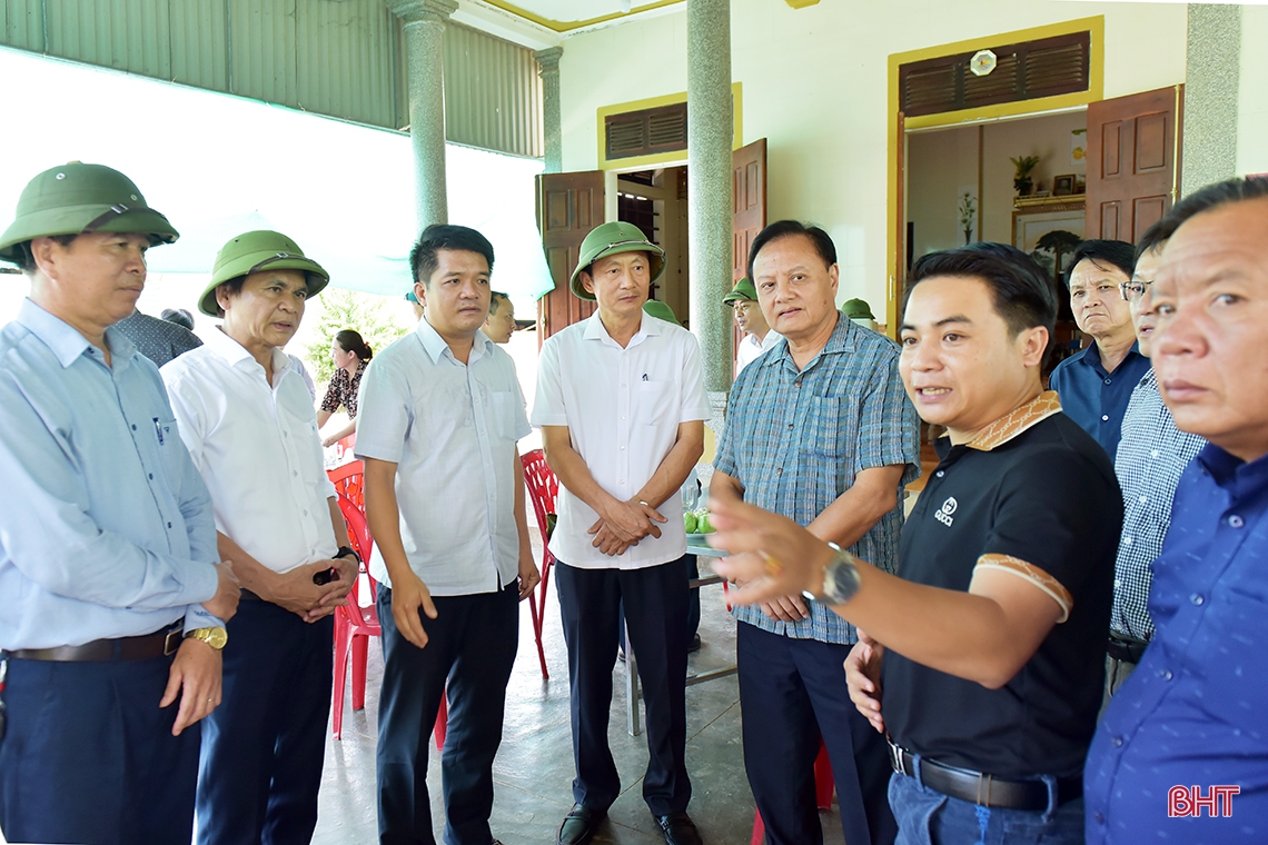Đoàn công tác tỉnh Savannakhet tham quan nông thôn mới Hà Tĩnh
