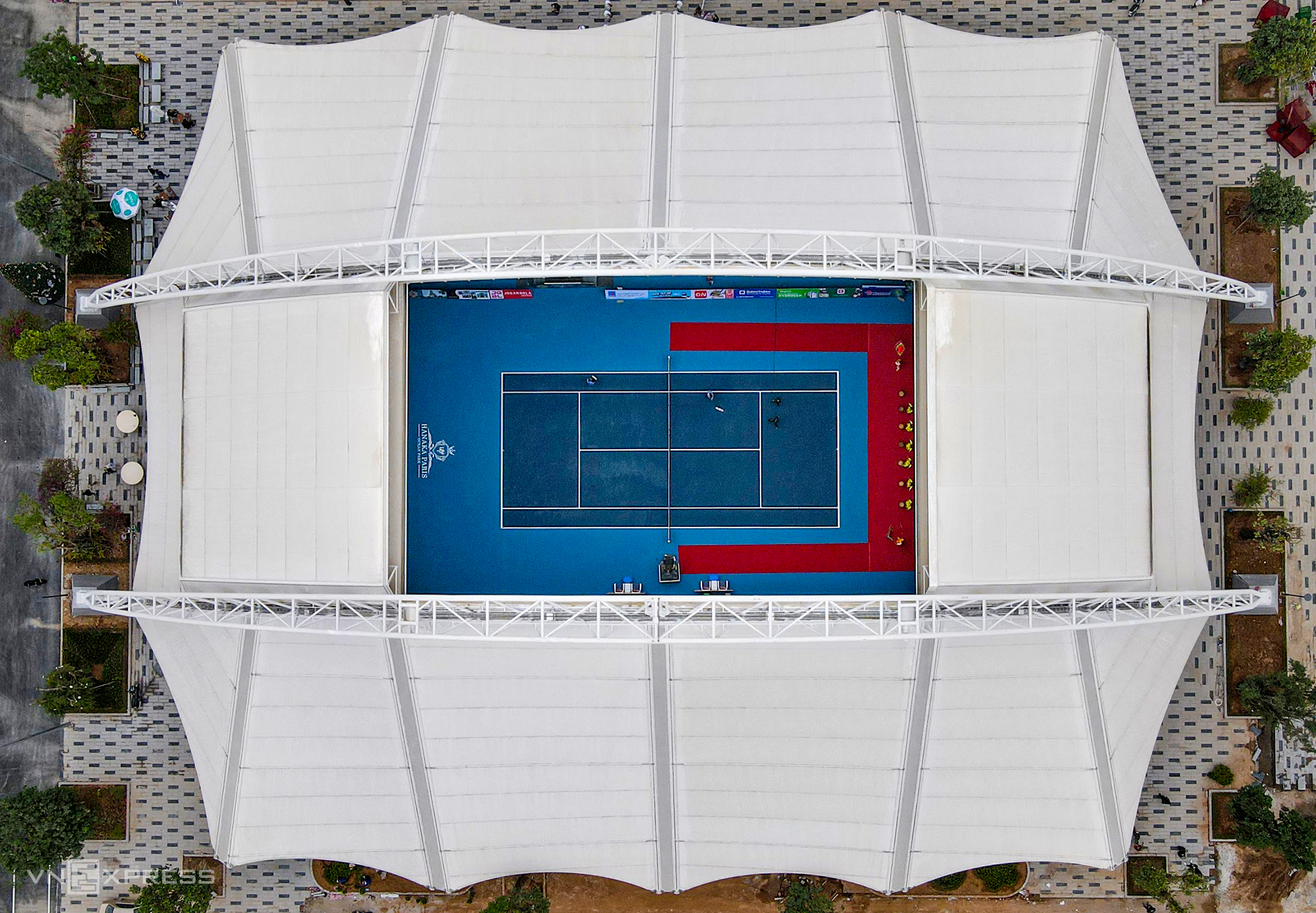 Tổ hợp sân quần vợt 120 tỷ đồng ở SEA Games 31