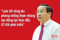 Bí thư Tỉnh ủy: Làm tốt công tác phòng chống tham nhũng tạo động lực thúc đẩy KT-XH phát triển