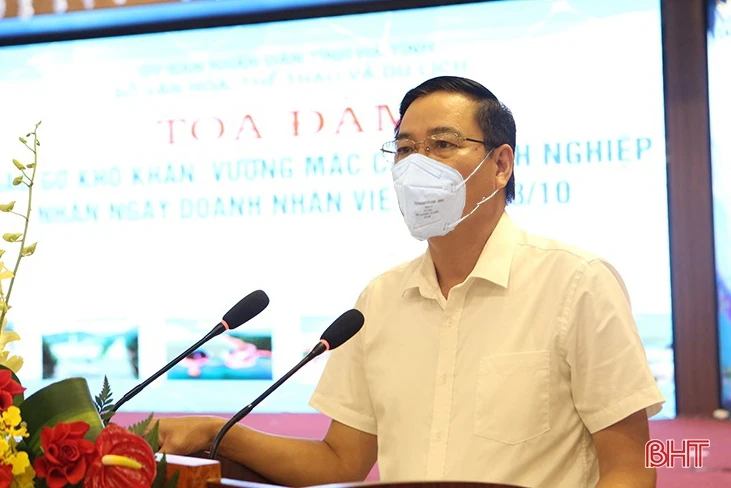 Bàn giải pháp tháo gỡ khó khăn cho doanh nghiệp lĩnh vực văn hóa, thể thao và du lịch Hà Tĩnh