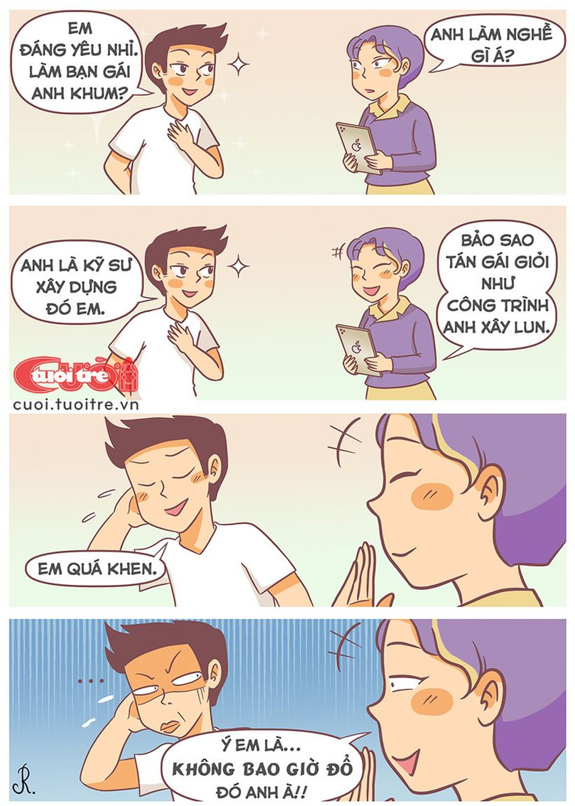 Kỹ sư xây dựng tán gái