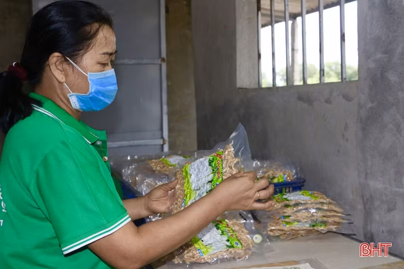 Sản phẩm củ cải sấy ở Cẩm Xuyên: sản xuất tới đâu, bán hết tới đó!