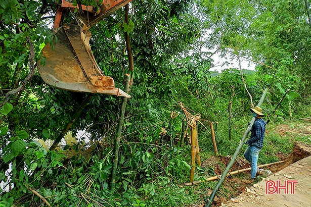 Hương Sơn xác định 20 vùng có nguy cơ sạt lở đất