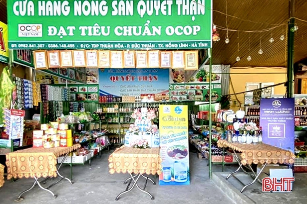 Hội Nông dân thị xã Hồng Lĩnh khai trương cửa hàng nông sản an toàn