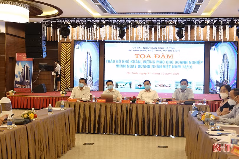 Bàn giải pháp tháo gỡ khó khăn cho doanh nghiệp lĩnh vực văn hóa, thể thao và du lịch Hà Tĩnh