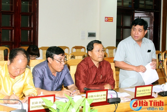 Tạo điều kiện để Hà Tĩnh mở rộng quan hệ hợp tác với các tỉnh bạn Lào ảnh 2 Tạo điều kiện để Hà Tĩnh mở rộng quan hệ hợp tác với các tỉnh bạn Lào ảnh 2