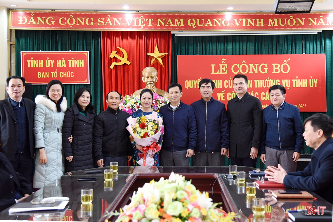 Công bố quyết định bổ nhiệm Phó Trưởng ban Tổ chức Tỉnh ủy Hà Tĩnh