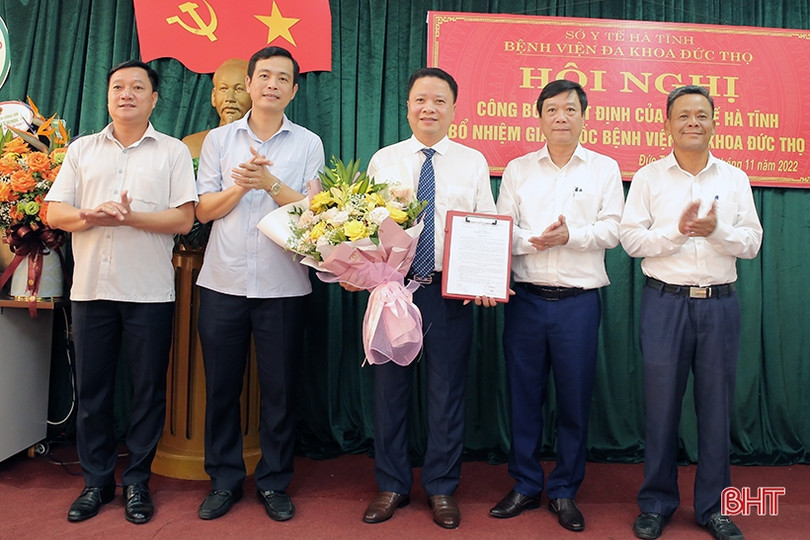 Đức Thọ có tân Giám đốc Bệnh viện Đa khoa huyện